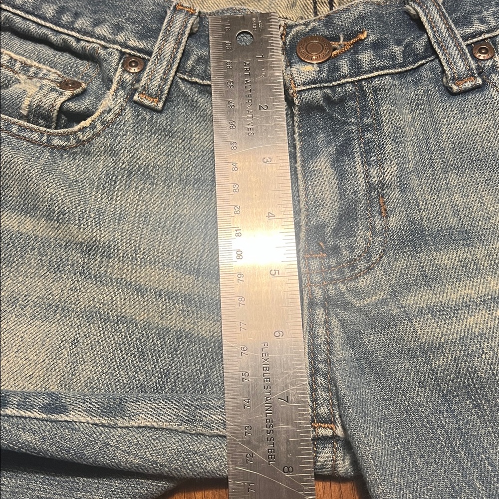 Y2K Abercrombie Low-Rise Cropped Jeans Size 4 - Picture 15 of 16